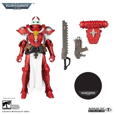 McFarlane Toys Warhammer 40k - Adepta Sororitas Battle Sister Red Figur