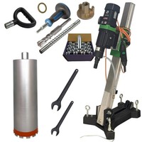 Eibenstock Dbe 250R Kernbohreinheit KernbohrgeräT Bohrkrone & Befestiguns-Set