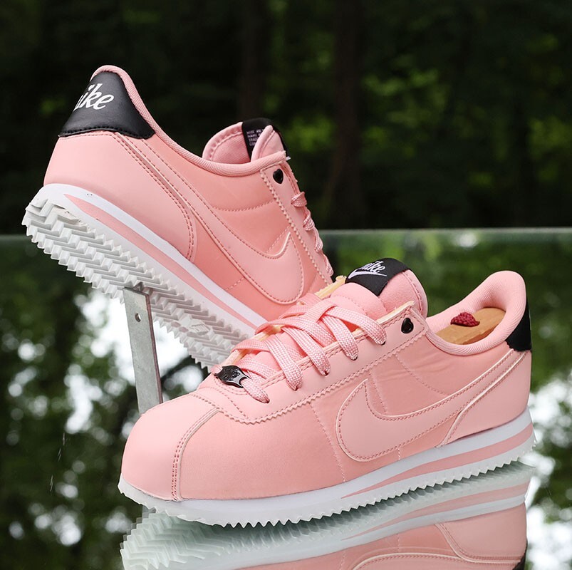 nike cortez pink swoosh