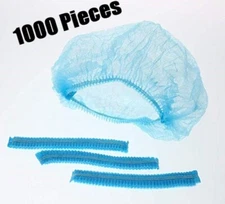 1000 pcs Disposable Bouffant Cap Hair Net Head Cover Factory