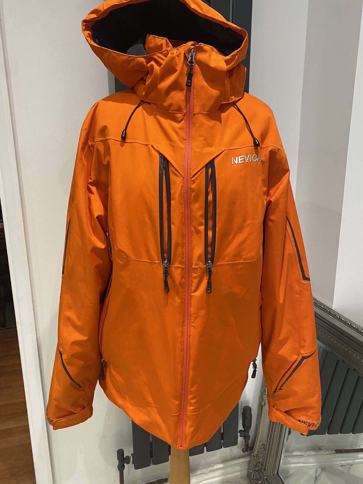 NEVICA SKI JACKET MENS Size M Waterproof Orange Jacket VGC eBay