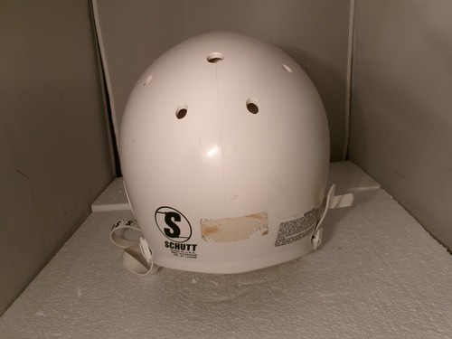 Casco de fútbol americano Schutt Air Junior grande blanco 7898 hecho en EE. UU. con máscara facial - Imagen 5 de 11