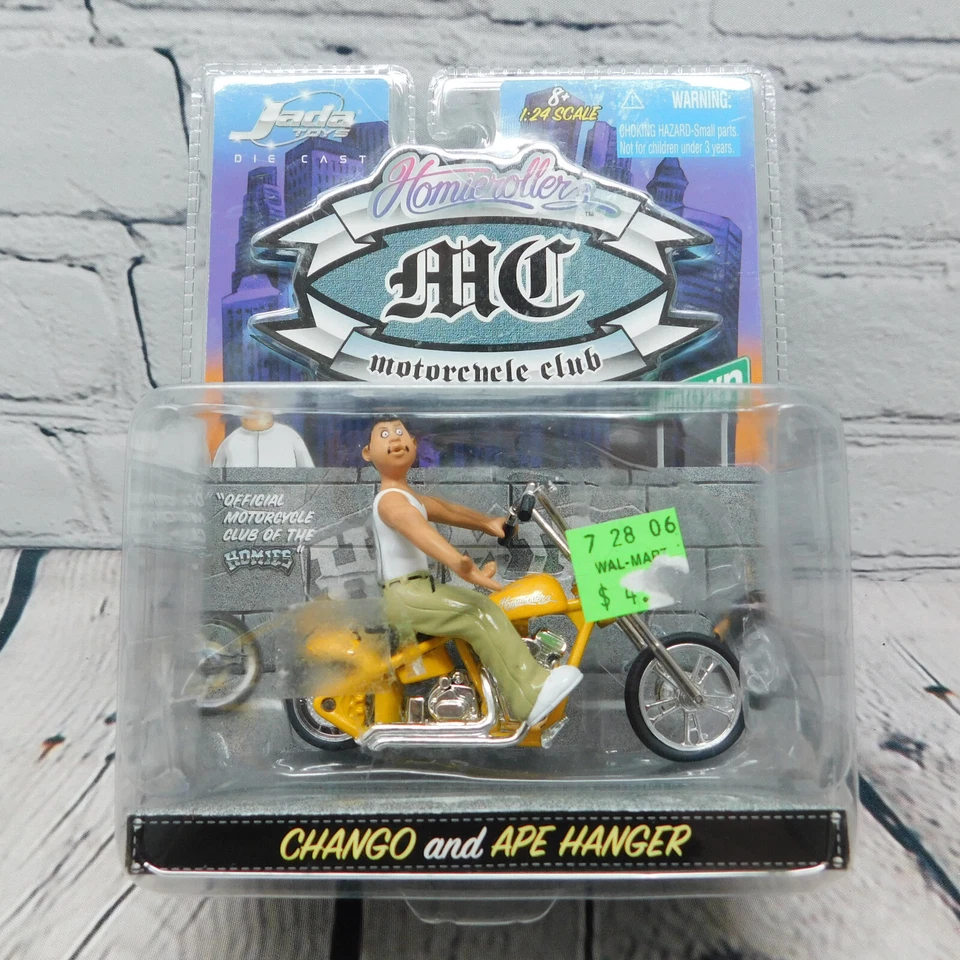 Chango and Ape Hanger Homie Rollerz MC Motorcycle Club 1/24 Scale Jada - SEALED - Image 2 of 4