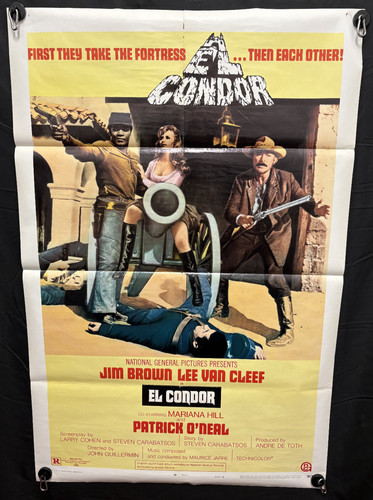El Conder - Original One Sheet Movie Poster Litho 1970 VG 27" x 41"