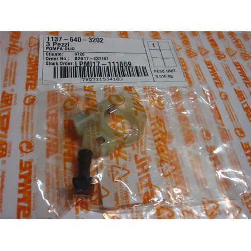 STIHL POMPA OLIO PER MOTOSEGA DA POTATURA MS 192 T C TC ORIGINALE - Foto 13