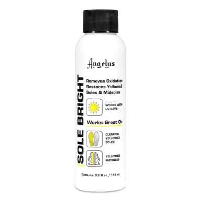 Angelus Sole Bright 3.9oz - Sneaker Sole Whitener and Restorer for Yellow Shoes