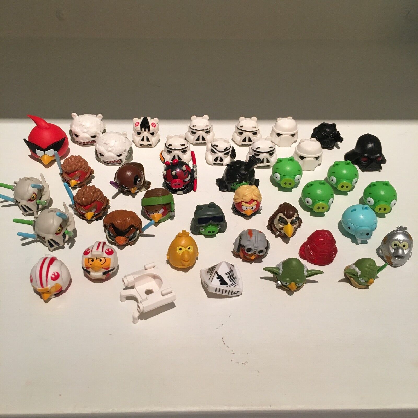 40 Pc Lot Angry Birds Star Wars Telepods Jenka Mini Figures Characters Mixed Lot
