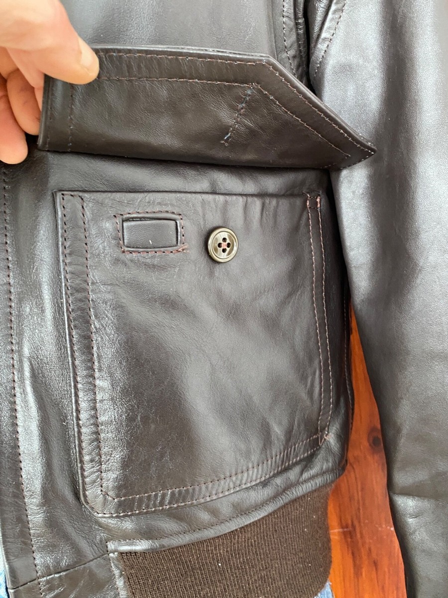 size 36 (46 EU ) Vintage G-1 style made in USA leather size 36 (46 EU ) Vintage G-1 style made in USA leather