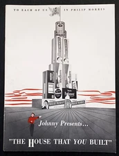 Vintage 1955 Philip Morris Magazine "The House That You Built" Rare Collectible