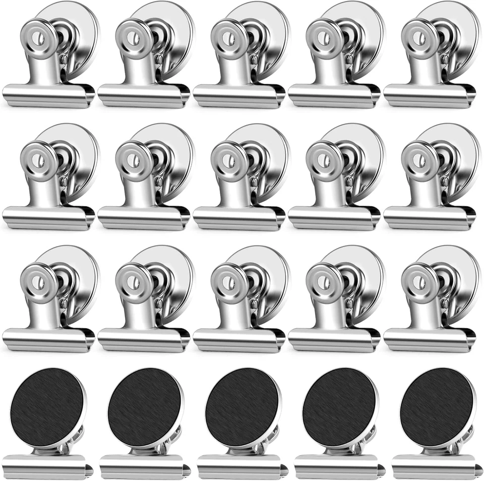 Magnetic Clips 20pcs Heavy Duty Refrigerator Magnet Clips Fridge Magnets Strong - Image 3 of 4