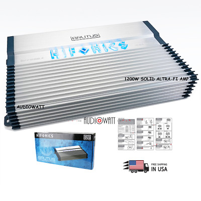 Hifonics BXX1200.4 Brutus 1200W RMS A/B 4 Channel Speaker Car Audio Amplifier
