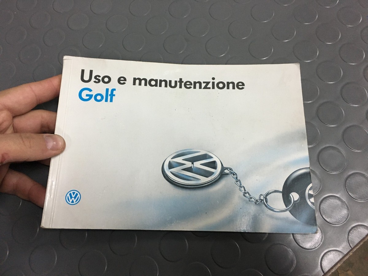 フォルクスワーゲン ゴルフ3 マニュアル VW Volkswagen Golf Mk3 OEM Euro Handbook Manual Italian Language