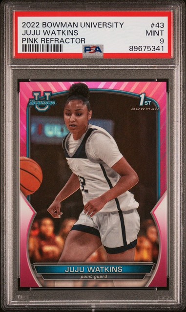 JuJu Watkins 2022 Bowman Bowman University Chrome Pink