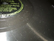 78RPM Victor Lionel Hampton - Jack Bellboy / Central Avenue, visual average V V+