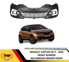 RENAULT CAPTUR 2017 - 2020 FRONT BUMPER NO PARKING SENSOR HOLES 