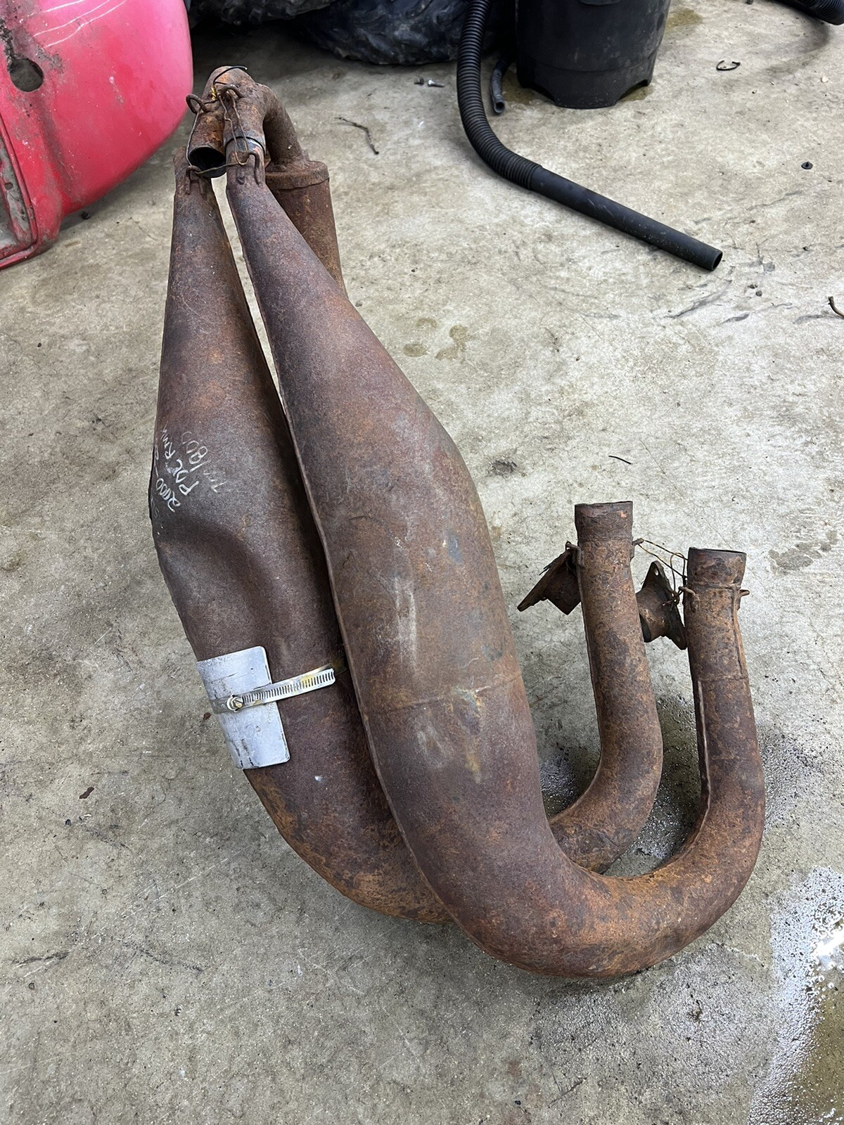 99 00 01 Polaris RMK xc 800 700 SLP twin exhaust pipes aftermarket