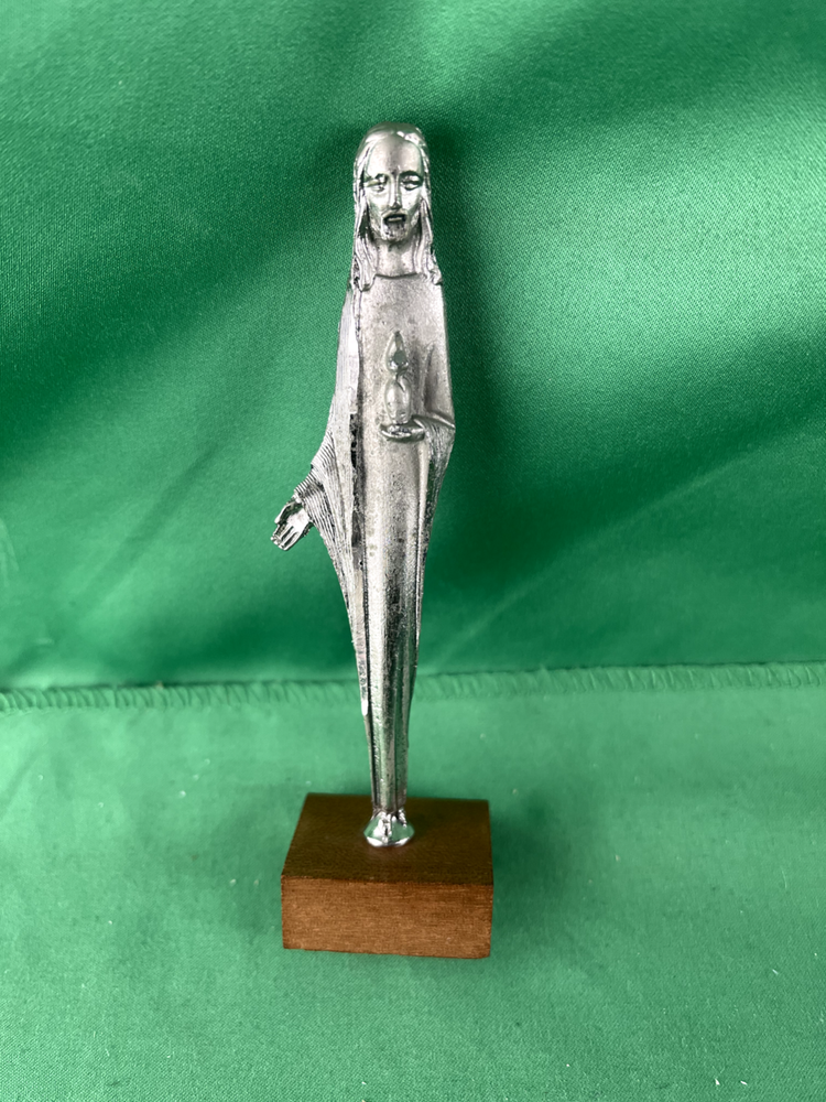 Pewter Peltro Religious Figurine - Made in Italy