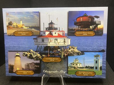 POSTCARD: Multiple Views Of Chesapeake Bay K13 ￼