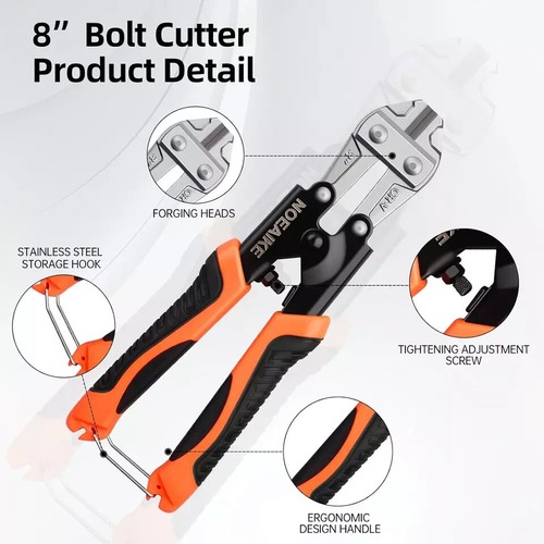 3er-Pack Bolzenschneider-Set, 14 Zoll Schwerlast Bolzenschneider, 8 Zoll kleiner Bolzenschneider, 8 Zoll Draht - Bild 3 von 5