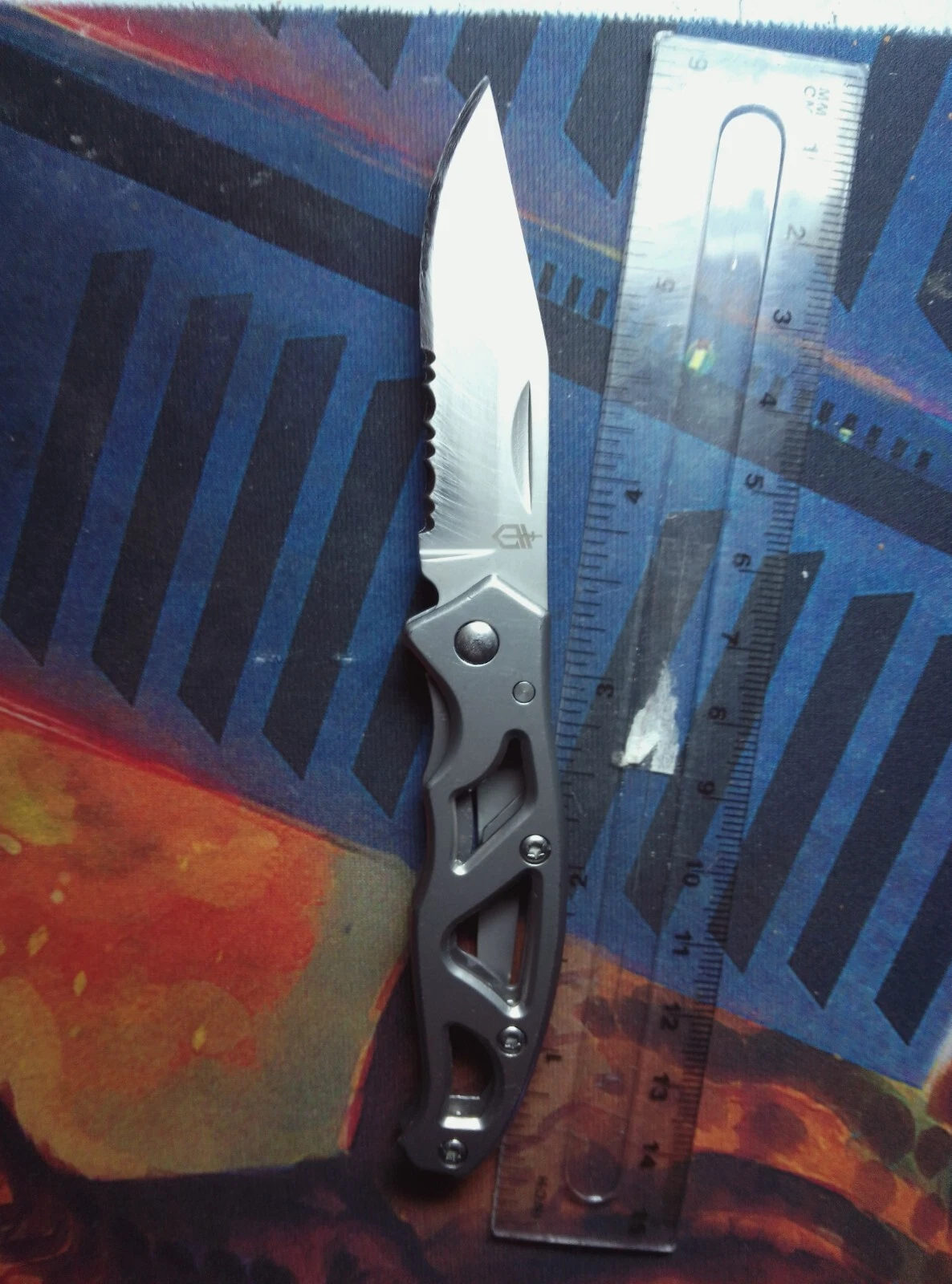 Paraphrame I Stainless, Serrated Folding Knife GERBER folding knife 40gr