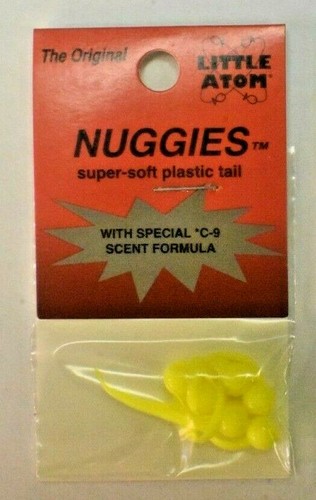 Little Atom Nuggie Soft Plastic Panfish Baits Micro Nuggies (6 Pieces per pack) - Picture 4 of 27