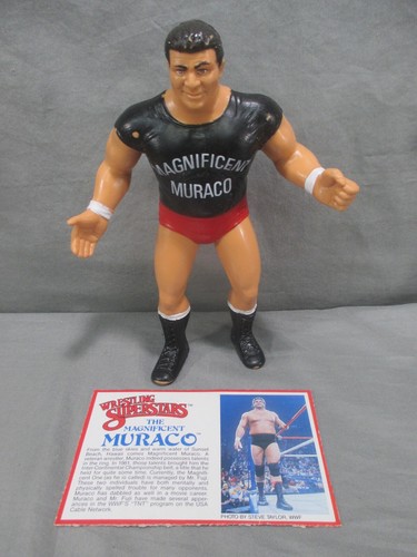WWF Wrestling MAGNIFICENT MURACO Complete w/ Bio C...