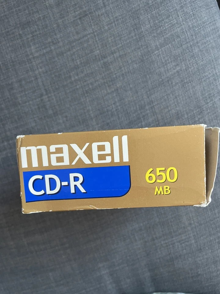 Maxell CD-R Discs Recordable 650MB/74 Min/1x to 40x Pack of 10 Open Box - Image 3 of 4