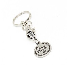 Bonus Daughter Keychain, Stepdaughter Gift, Daughter In Law, Daughter In Love