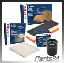 Fiat 500 PETROL BOSCH PARTS SERVICE KIT Air+Oil+Cabin Filters 2007--ONWARDS