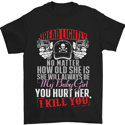 Tread Lightly Protective Dad Vatertag Herren T-Shirt 100% Baumwolle