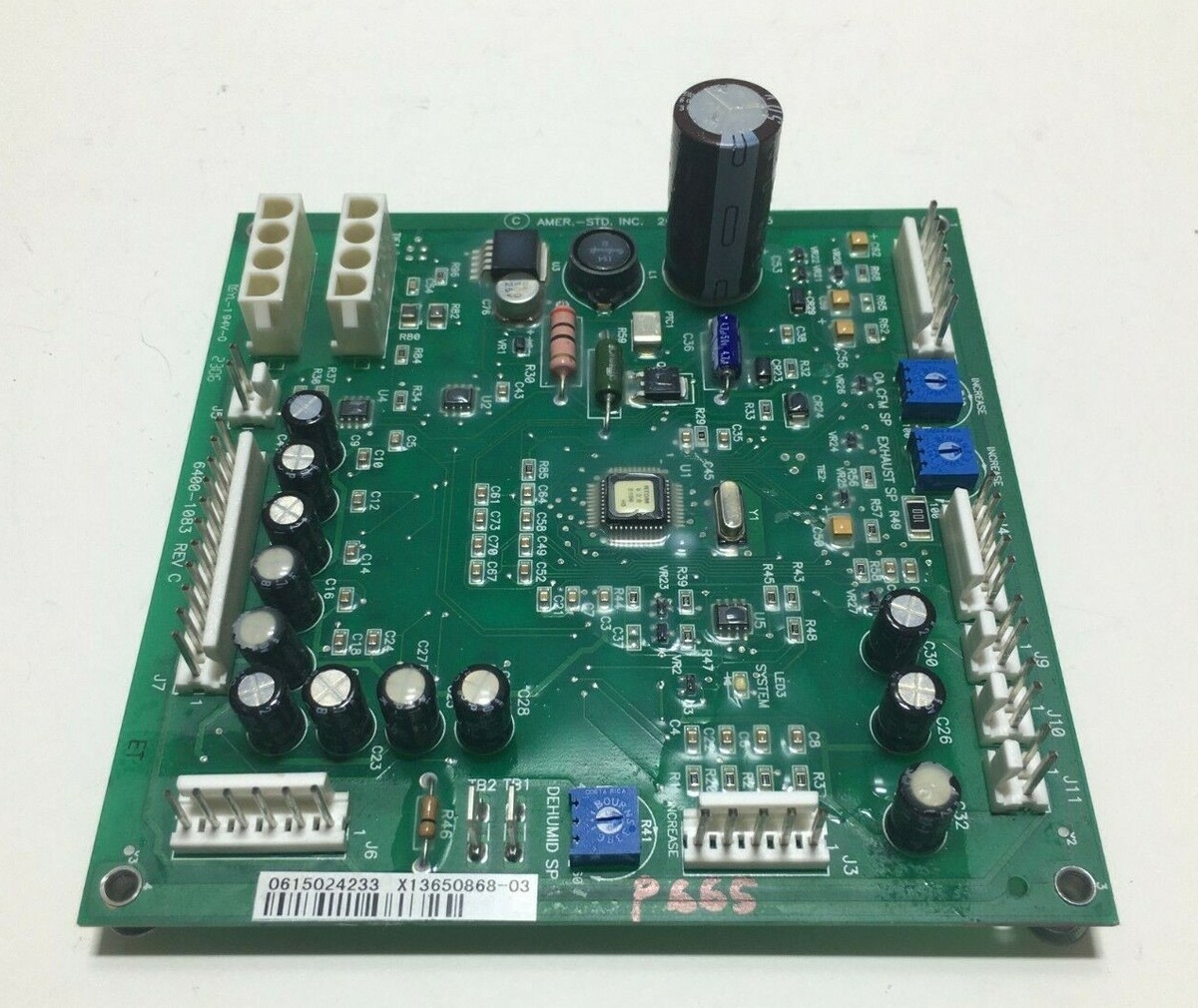 eアズールレーンセル基盤のみ TRANE X13650868-03 American Standard 6400-1083 Control Circuit
