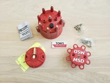 MSD 84335 SBC BBC Chevy GM V8 Pro Billet Distributor Cap/Rotor Kit HEI Terminal