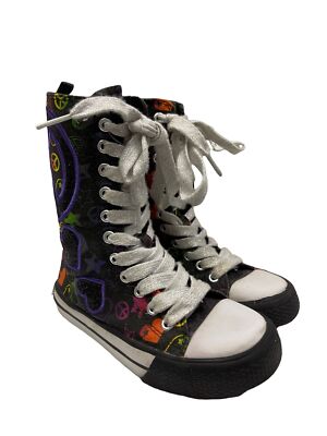 The Children's Place TCP High Lace Up Side Zip Basketball Shoes