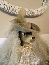 French Conqueror Dog/Empire Dog Doll /Dogman Victorian Baroque Rococo 27” Rare