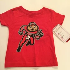 NCAA Ohio State shirt Size 12 mo Brutus Two Feet Ahead red New