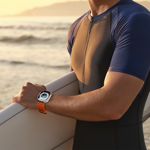For Apple Watch Ultra/Ultra 2 Screen Protector Tempered Glass Full Coverage 49mm - Picture 10 of 14