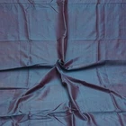 Vintage Blue Dual Tone 100% Silk Handloom Sari Remnant 4YD Craft Fabric Scrap