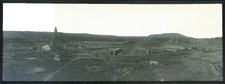 Yale University Photograph: Construction of the Yale Bowl, 1913. Framed.