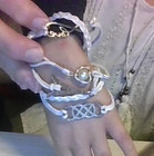 3 Choker Necklaces & 1 Paris-Themed Bracelet Beads/Lace/Sequins-Oh My!  — photo 6