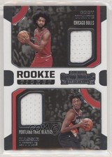 2019 Panini Contenders Rookie Ticket Dual Swatches Coby White Nassir Little p6a