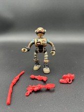 Vtg TMNT FUGITOID 1990 - 100% COMPLETE Robot ALL WEAPONS Ninja Turtles