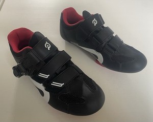 USED PELOTON 3 BOLT CLEATED CYCLING SHOES EU 38 US MEN 6 US WOMEN 7 - GREAT COND
