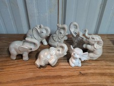 Vintage ceramic, a lot of elephants, 7