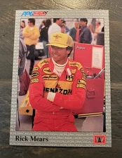 Indy 500 Rick Mears Indy Car World Series Trading Card #30✨
