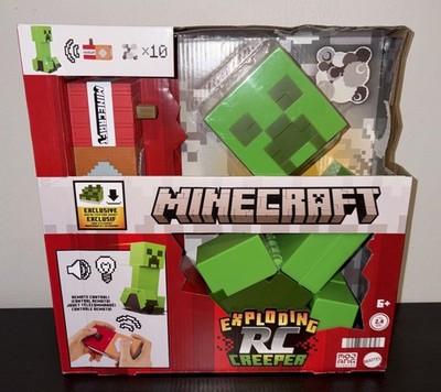 Minecraft Exploding RC Creeper Car Lights & Sounds with DLC Code Mattel - NEW