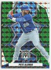 2022 Panini Mosaic #198 Pete Alonso Green Mosaic