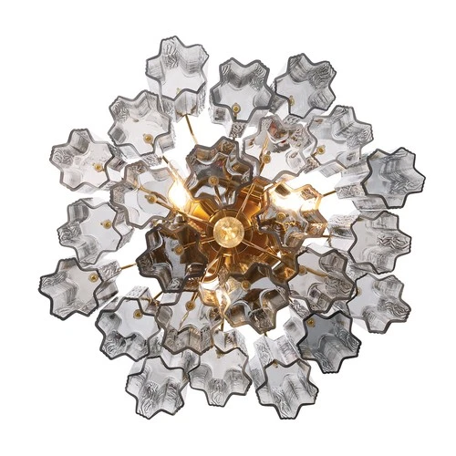 Crystorama Lighting Group ADD-300-SM_CEILING Addis 4 Light 18"W - Chrome - Picture 4 of 6