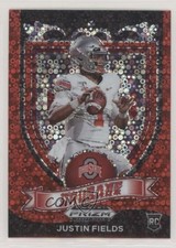 2021 Panini Prizm Draft Picks Crusade Red Circles Prizm Justin Fields #163 9ur