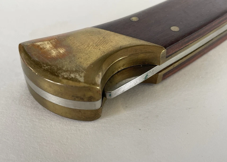 Navaja de Bolsillo Cazador Plegable Vintage Imperial Frontier Coke 8 1/2” Nueva Antigua 4815U Foto 4 de 4