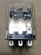 Potter and Brumfield KUP-14A55-120 - 3PDT 120VAC 10A Relay C13